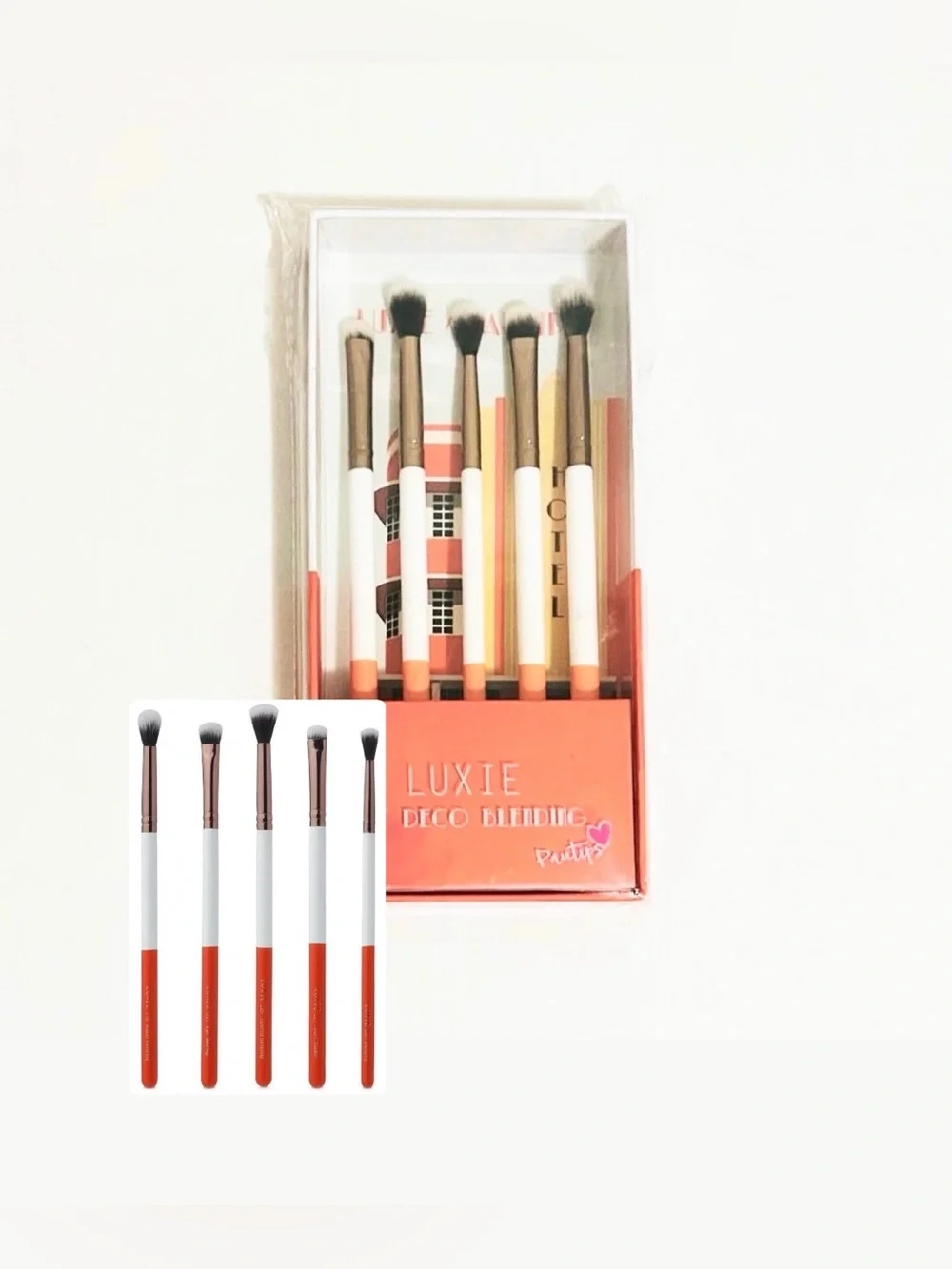 Luxie 5-Piece Art Deco Blending Brush Set